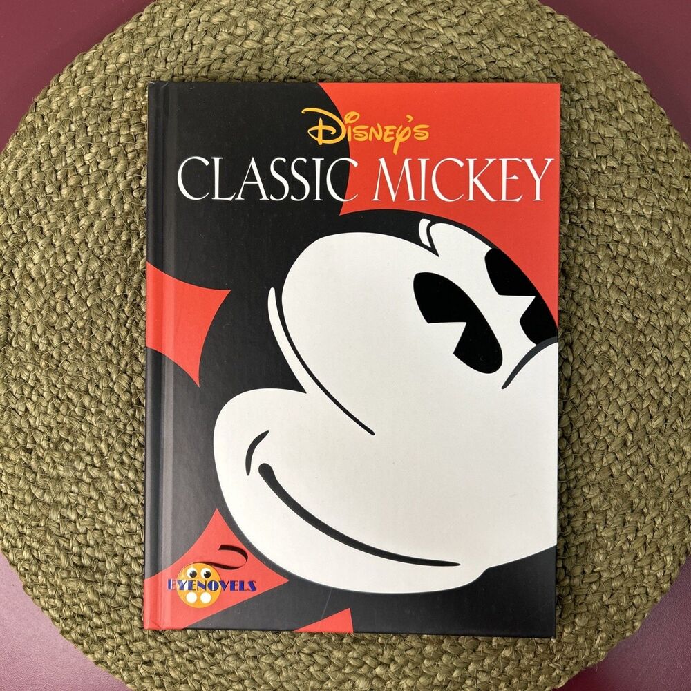 Disneys Classic Mickey Eye Novels Hardcover By Roger Warner NOS
